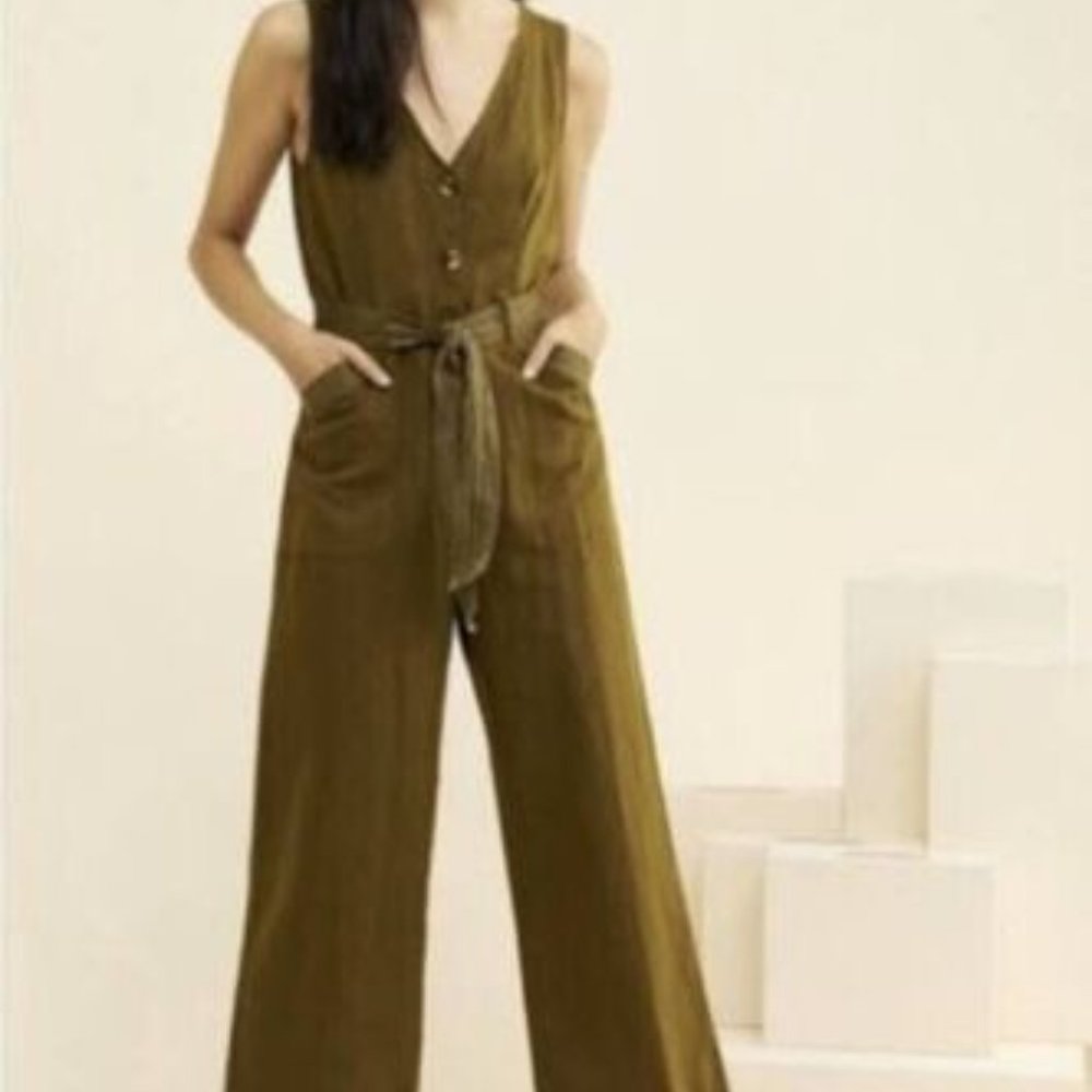 NWT Olive Green Jumpsuit